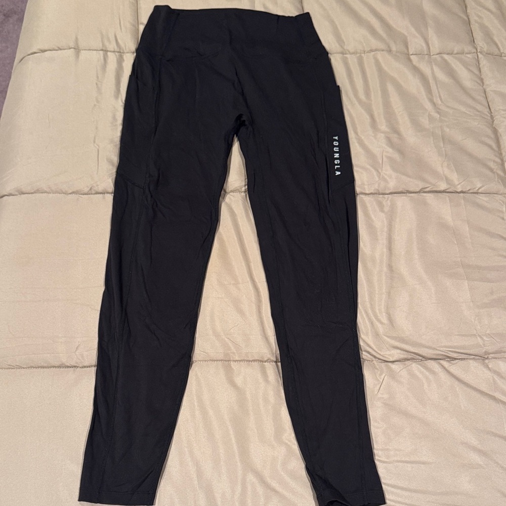 YoungLA Black High-Waist Leggings